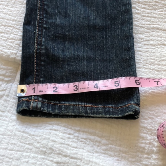 Z co Jeans Medium Wash Distressed Straight Fit Junior Size Denim - Picture 4 of 16